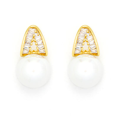 The Pink Box Pearl Earring