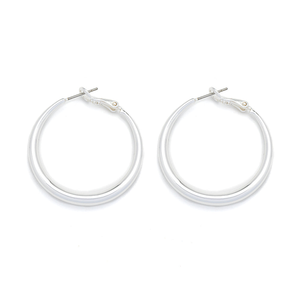 Oaklyn Silver Hoops