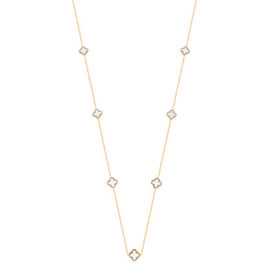 Estella Shell Pearl Long Necklace