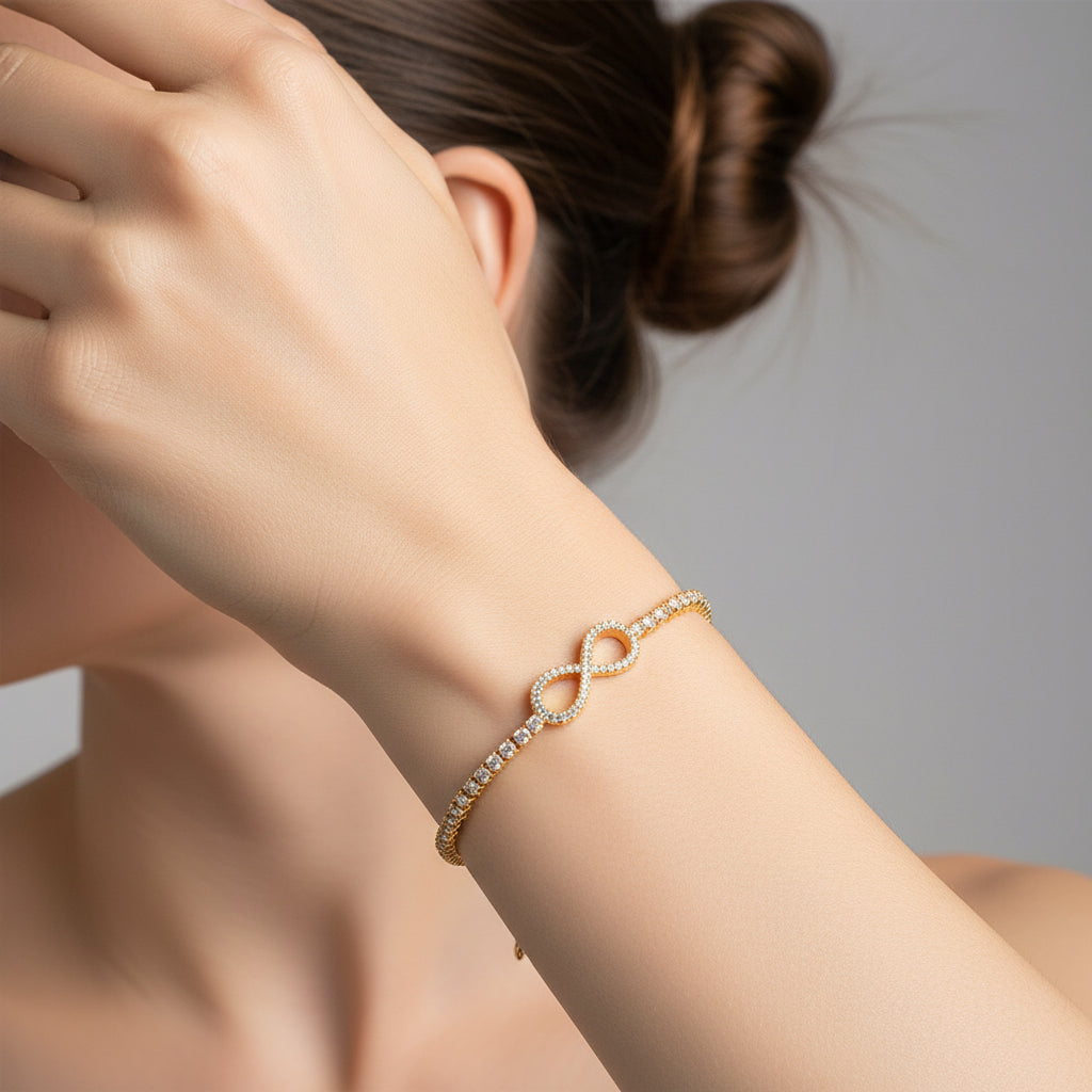 The Pink Box Infinity Bracelet