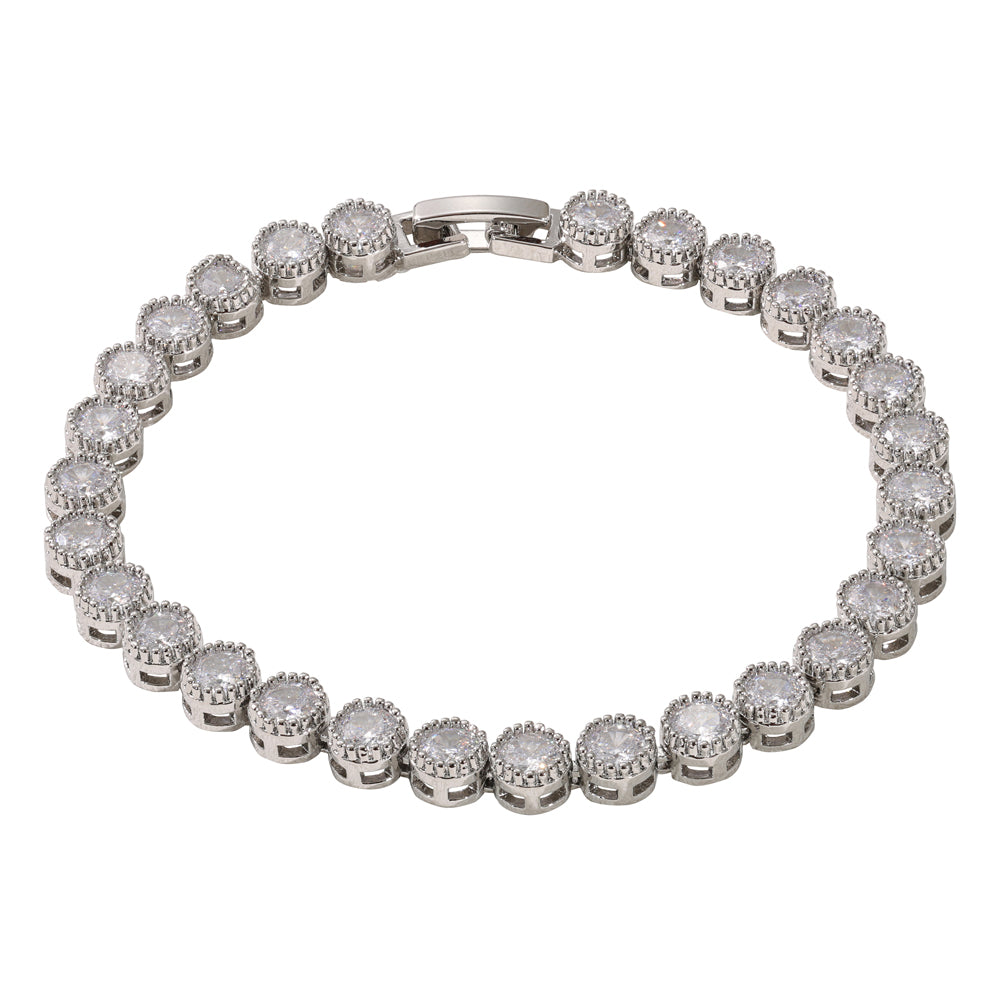 Danna Silver Tennis Bracelet