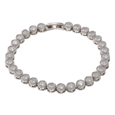 Danna Silver Tennis Bracelet