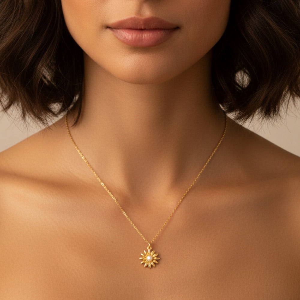 The Pink Box Sunburst Pendant