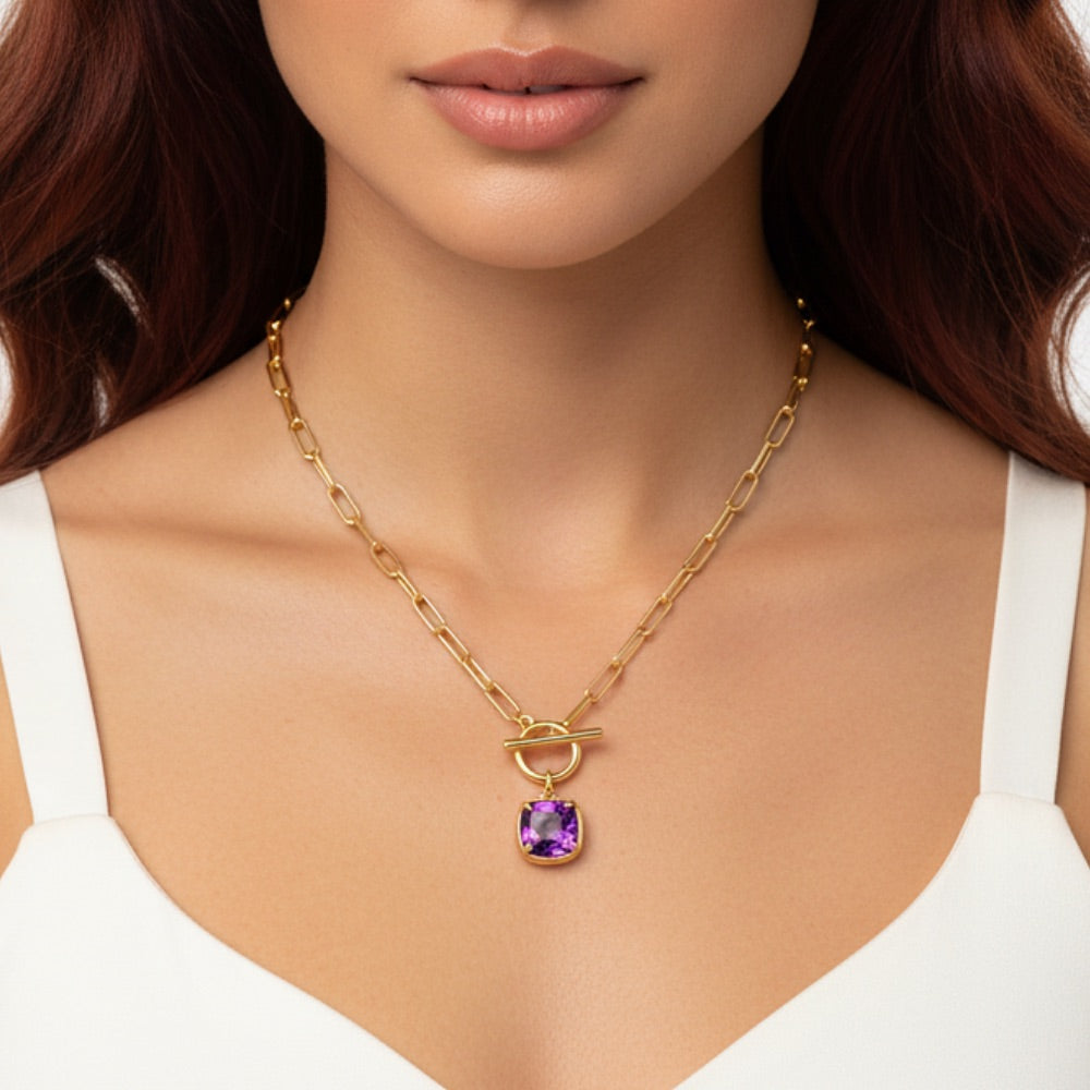 Adalynn Amethyst Necklace
