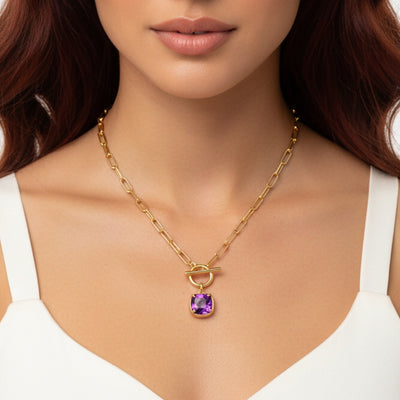 Adalynn Amethyst Necklace