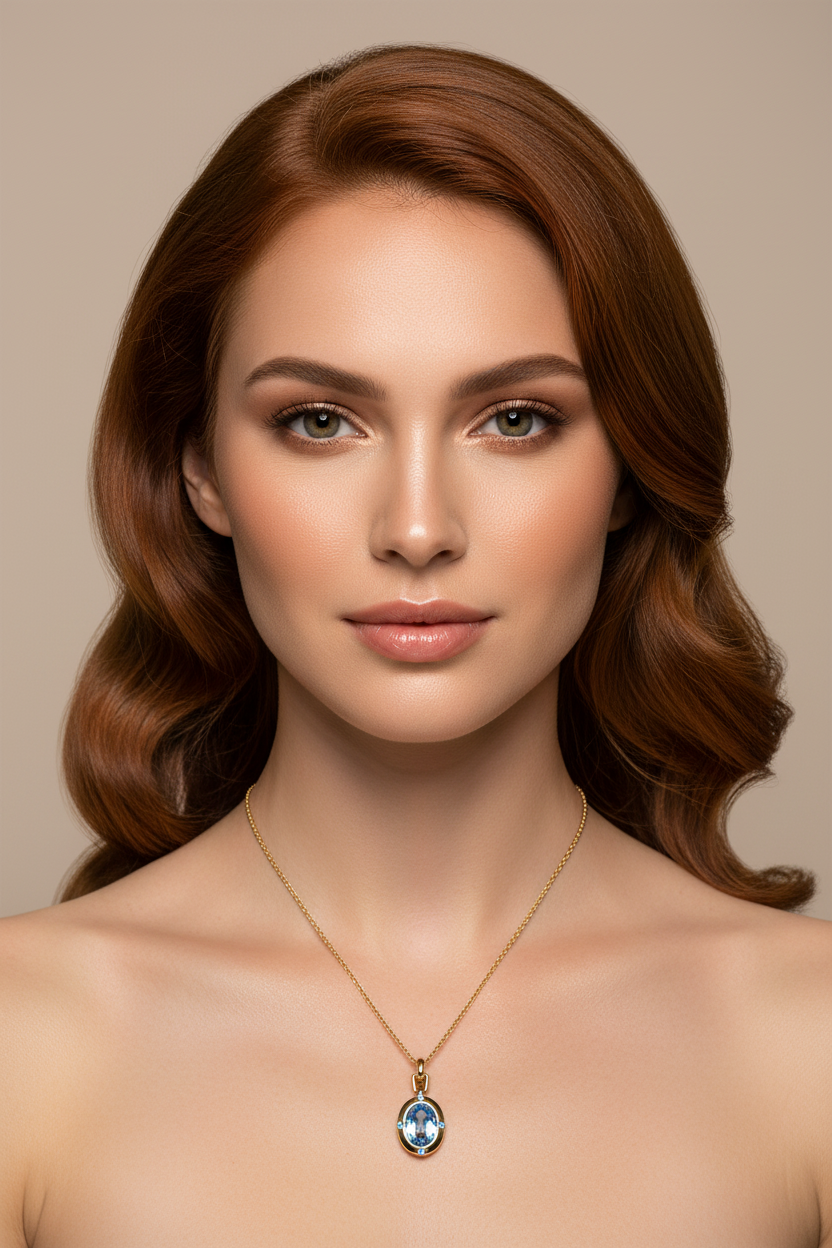 Lydia Light Sapphire Necklace