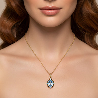Lydia Light Sapphire Necklace