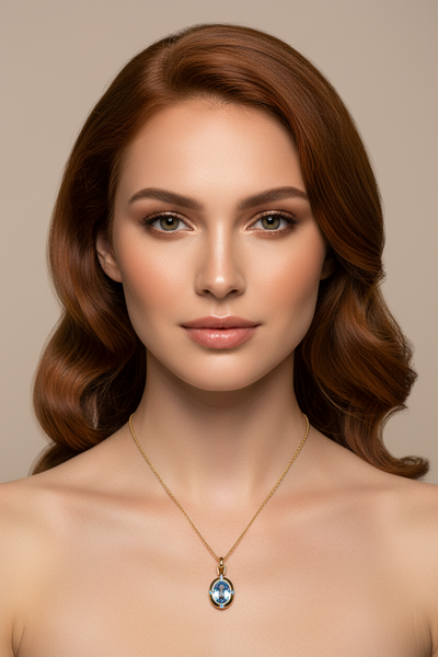 Lydia Light Sapphire Necklace