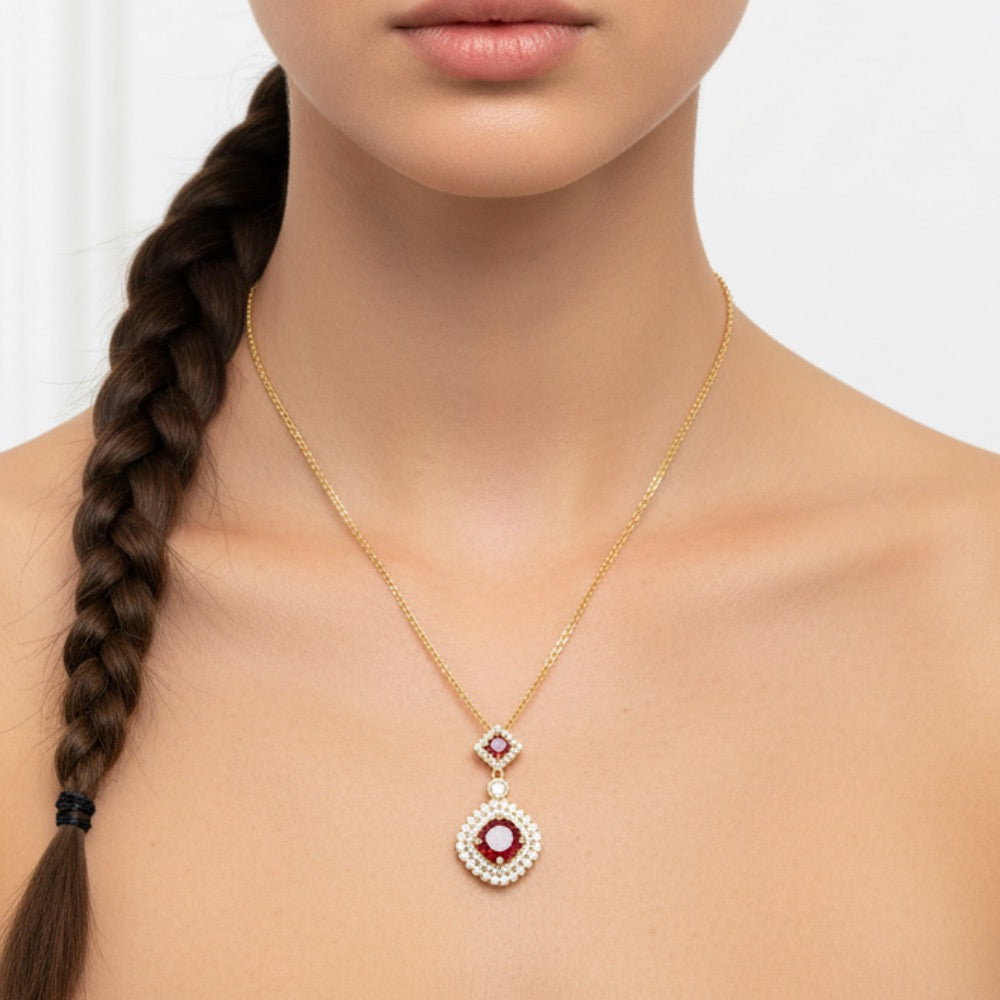 Juliette Garnet Pendant