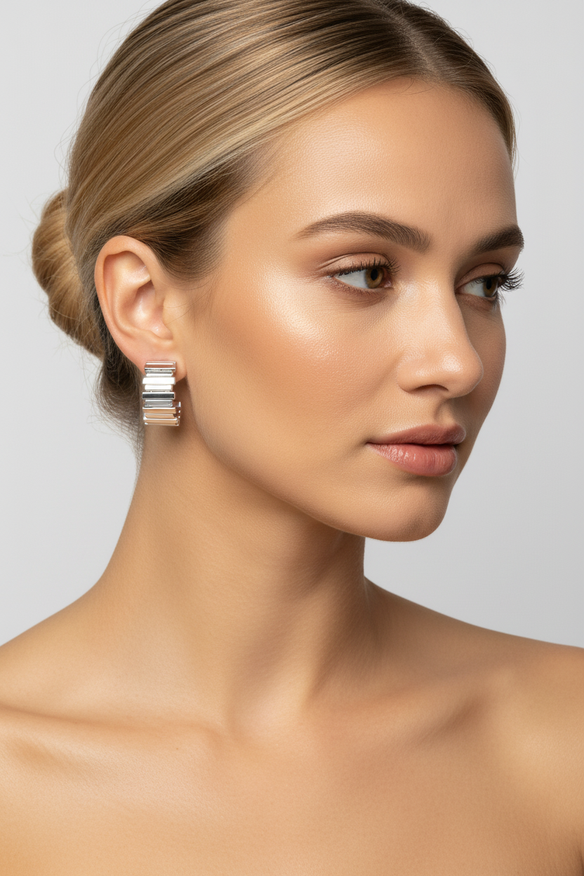 Charlotte Silver Earrings