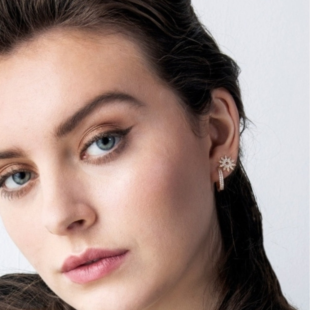 Nevaeh Rhodium Earrings