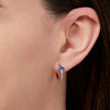 Sapphire Huggies Earrings