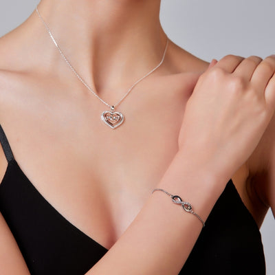 Mixed Metal Mom Pendant