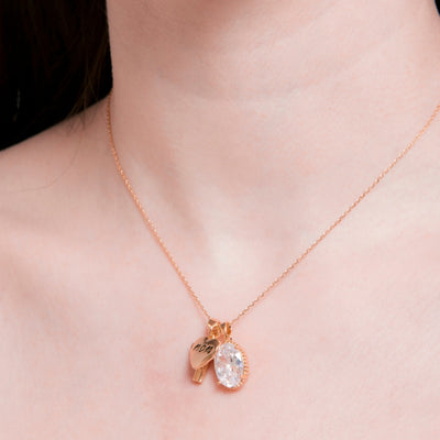 Gold Mom Charm Pendant