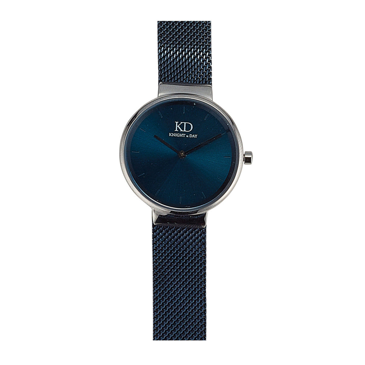 Blue Mesh Band Watch