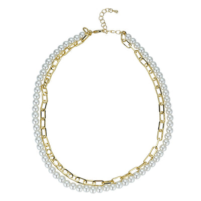 Layered Pearl Necklace