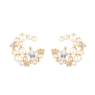 Stella Faux Pearl Earrings