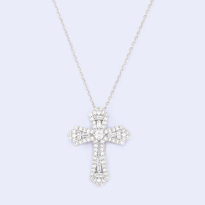 Silver Cross Necklace