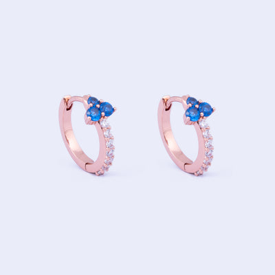 Sapphire Huggies Earrings