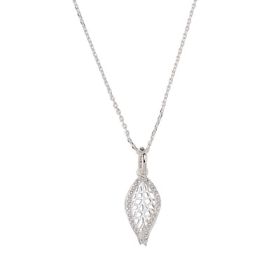 Silver Leaf Necklace