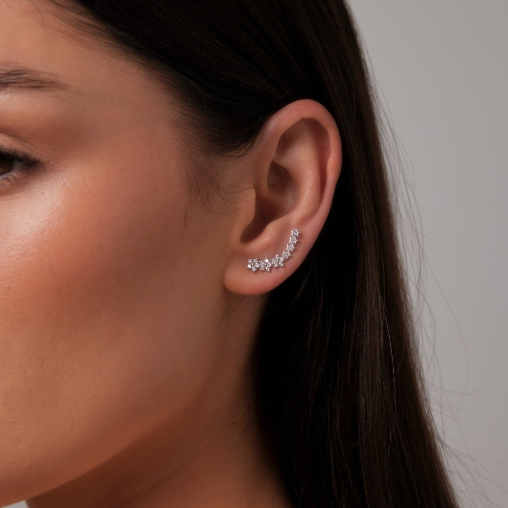 Sabrina Climber Earrings