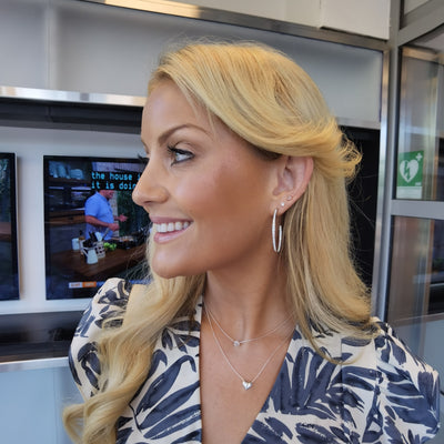 Tiny Silver Star Studs