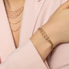 Rayna Pink Jade Bracelet