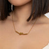 Russian Knot Bar Necklace