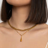 Layered Curb Chain Necklace