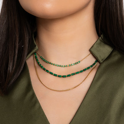 Jenna Malachite Necklace