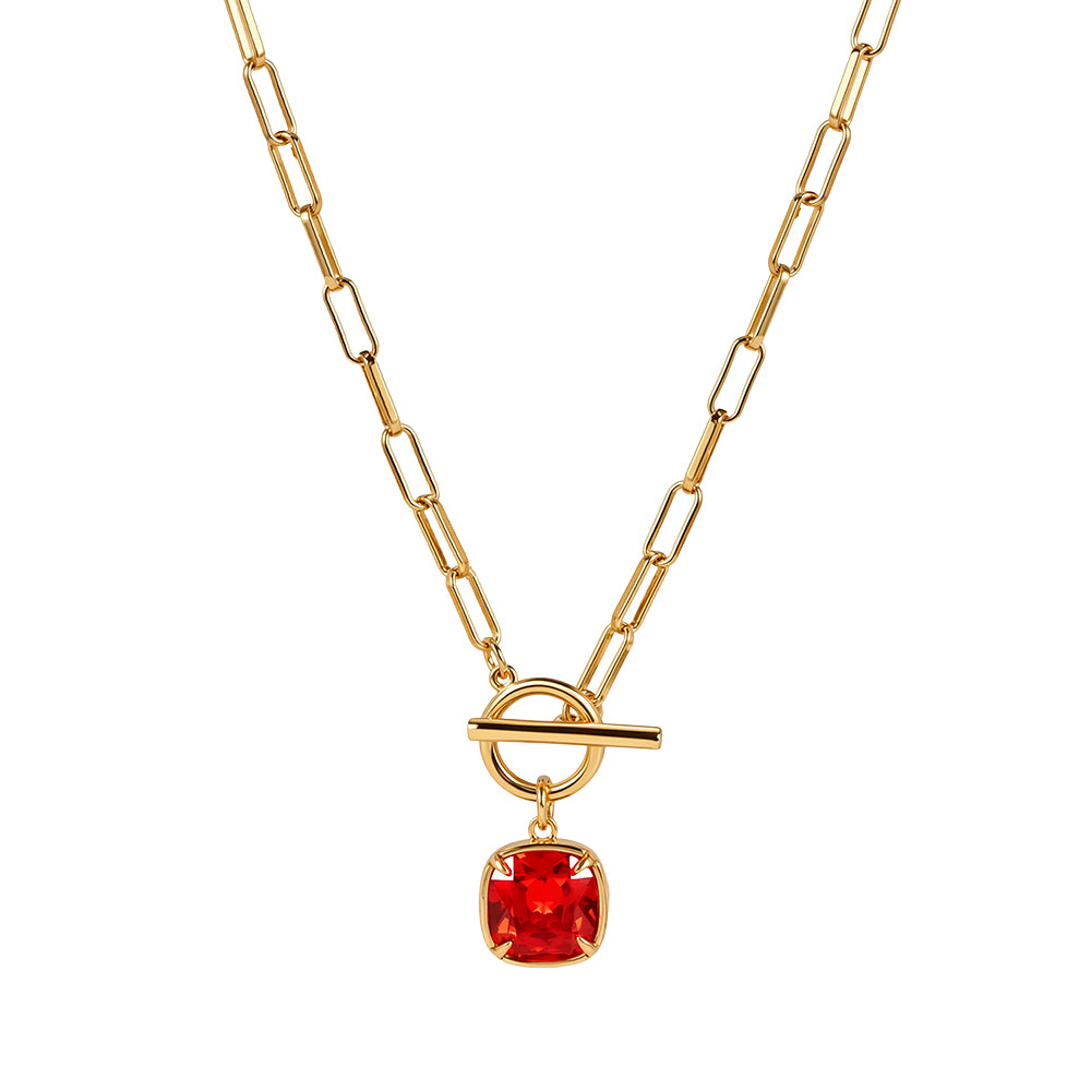 Adalynn Garnet Necklace