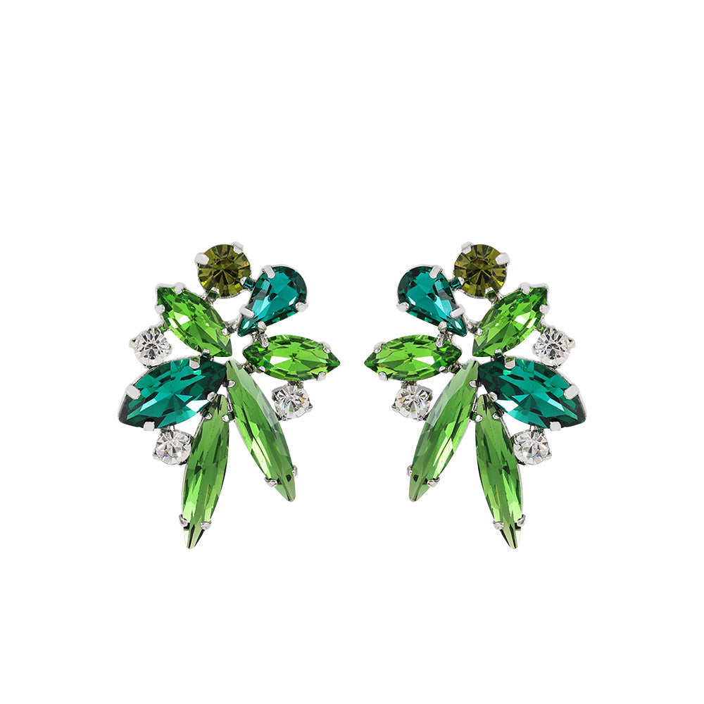Amani Emerald Crystal Earrings