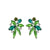Amani Emerald Crystal Earrings