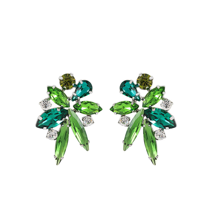 Amani Emerald Crystal Earrings