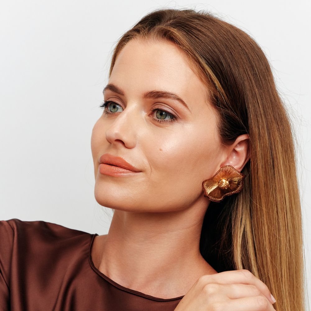 Amelia Gold Tones Earrings