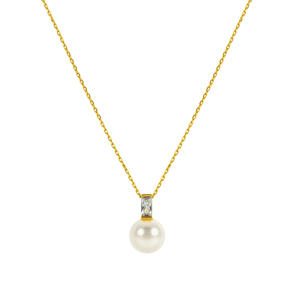 Anna Faux Pearl Pendant