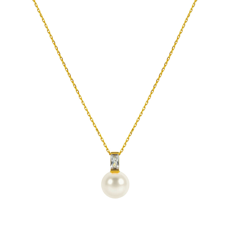 Anna Faux Pearl Pendant