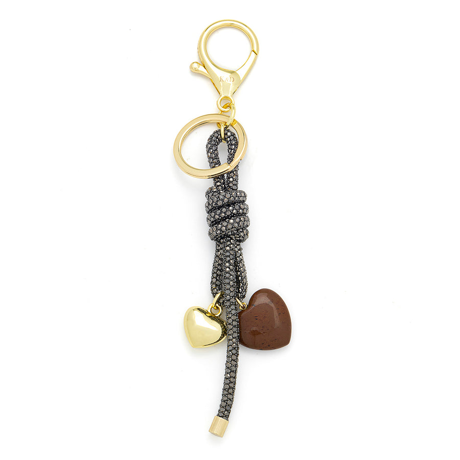 Brown Tones Keyring/ Bag Charm