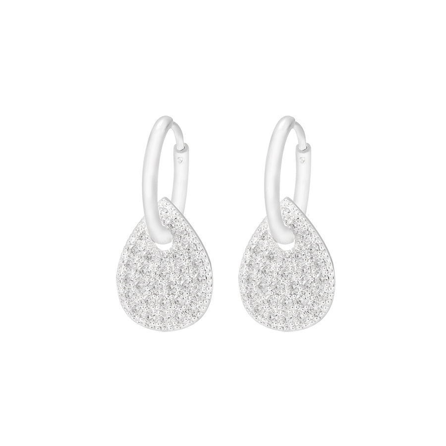 CZ Teardrop Earrings