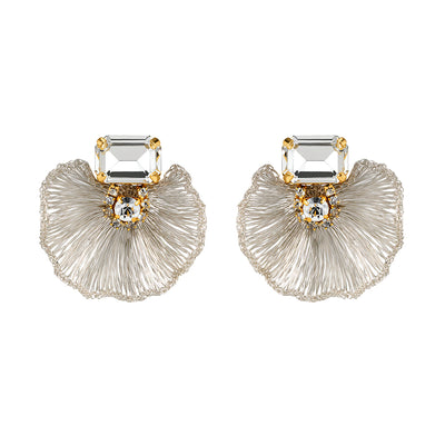 Charlotte Silver Tones Earrings
