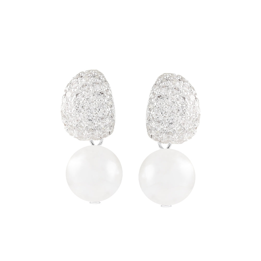 Classic Faux Pearl Earrings