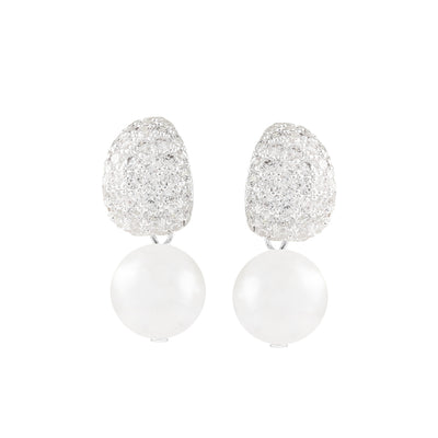 Classic Faux Pearl Earrings