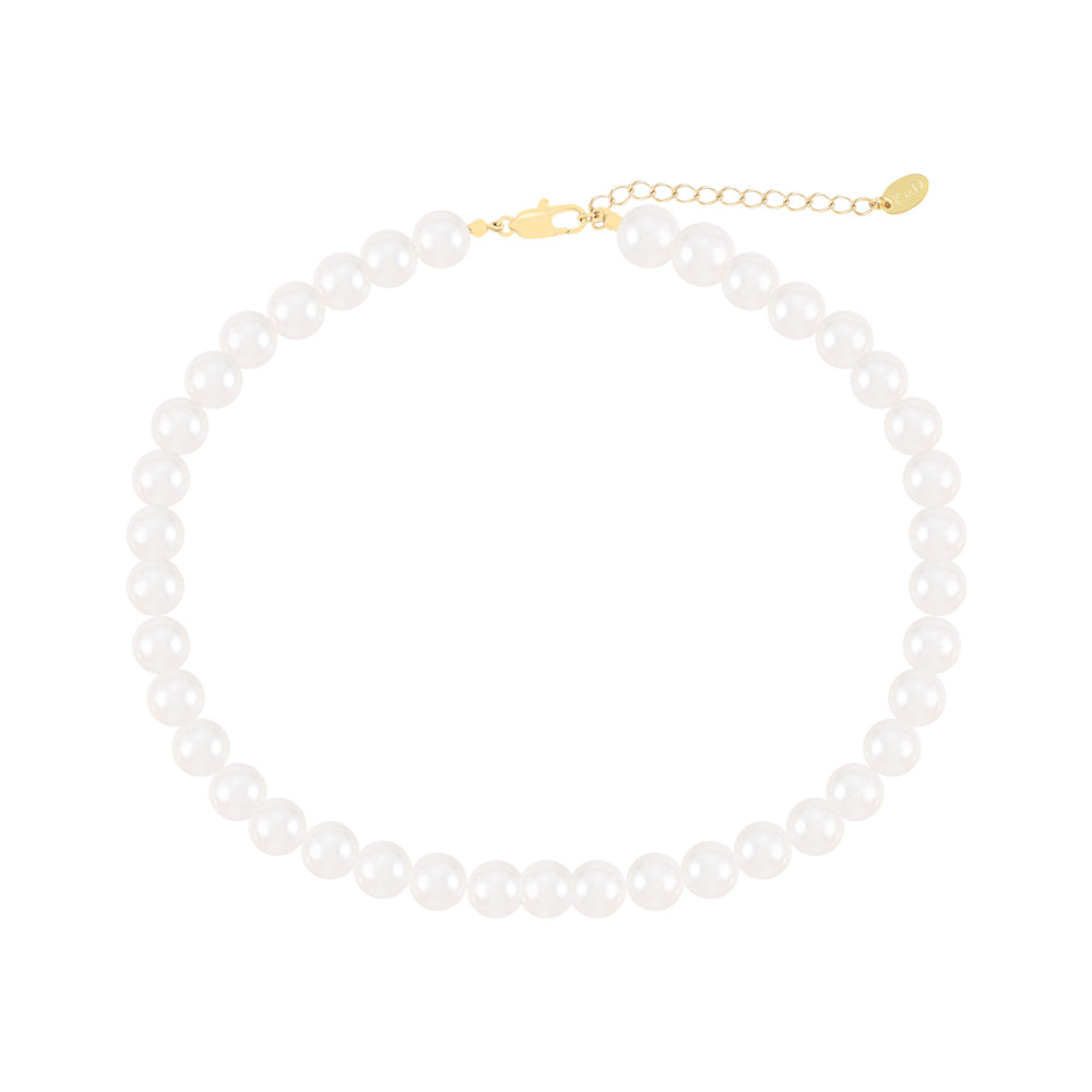 Classic Faux Pearl Necklace