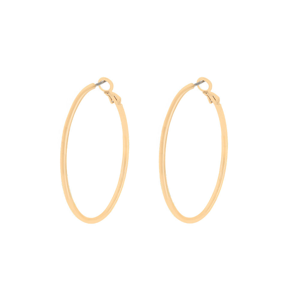 Classic Gold Hoops