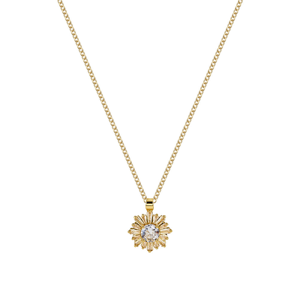 Crystal Sunburst Pendant