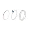 Denim Blue Stacking Ring #7