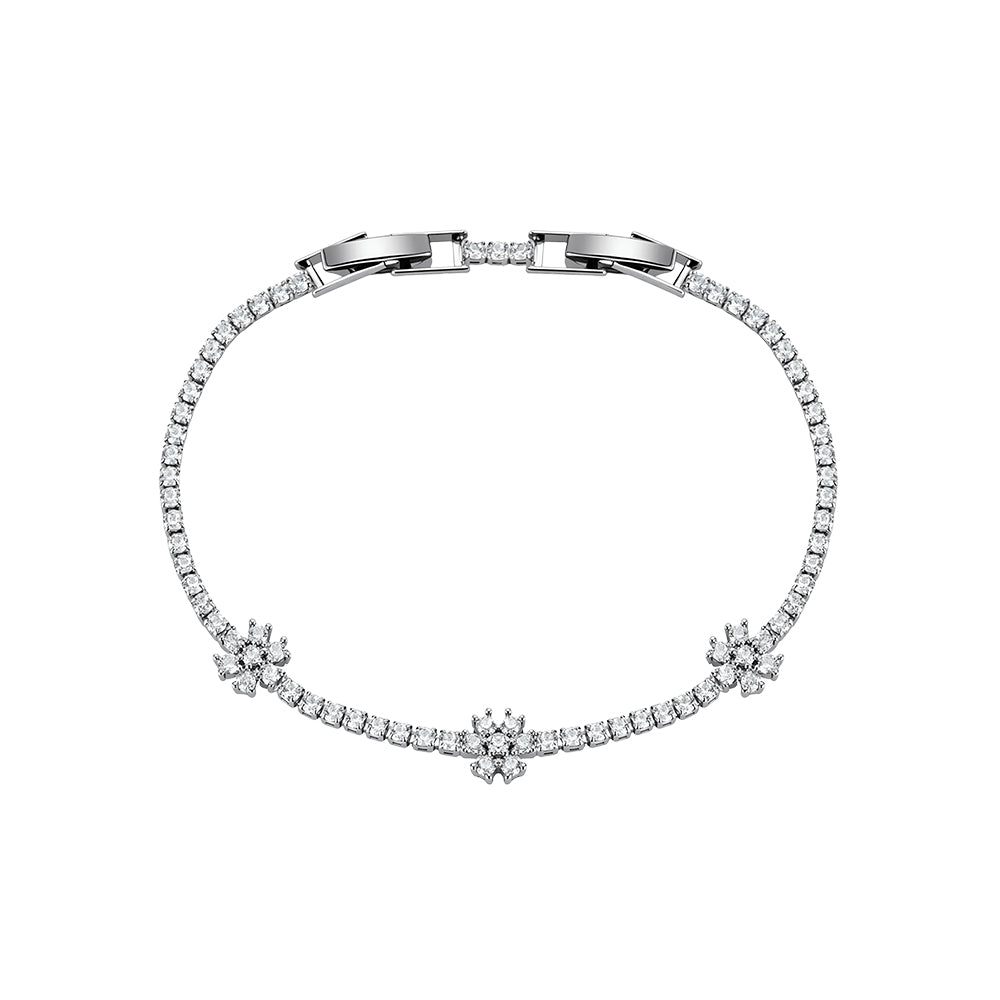 Floral Tennis Bracelet