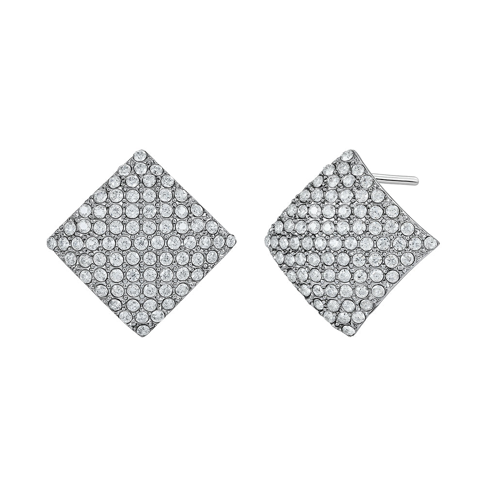 Freya Silver Tones Earrings