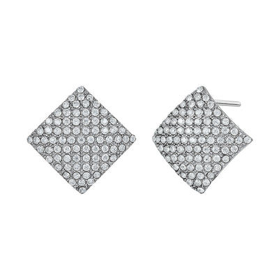 Freya Silver Tones Earrings