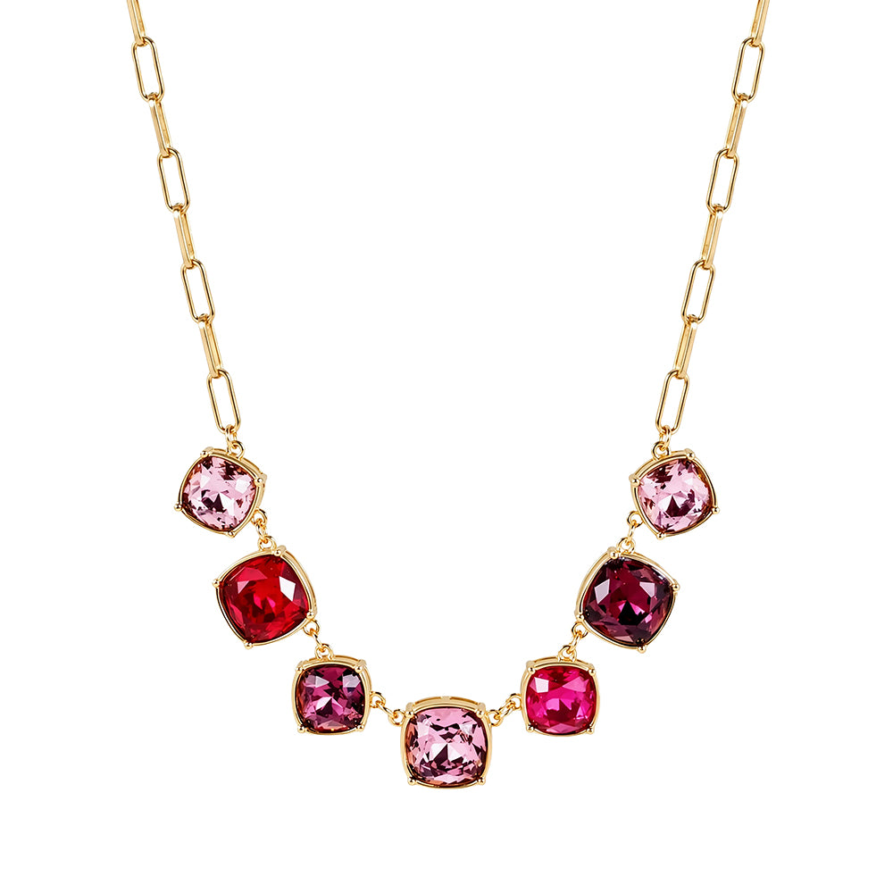 Genevieve Amethyst & Fuchsia Necklace